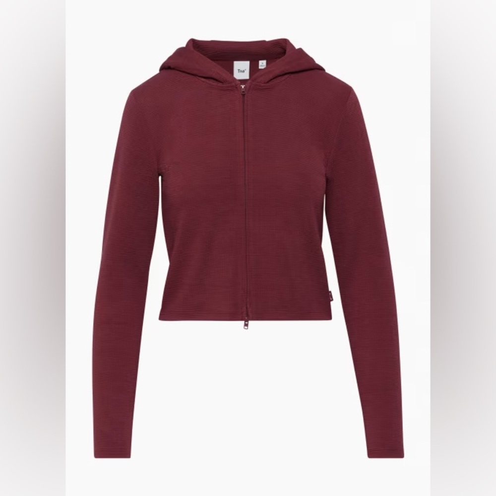 TNA wafflex zip hoodie